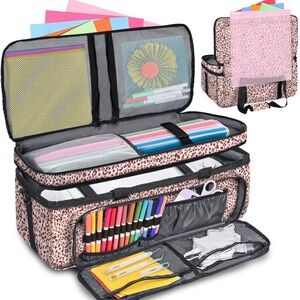 Leopard Print Home Office Organizer